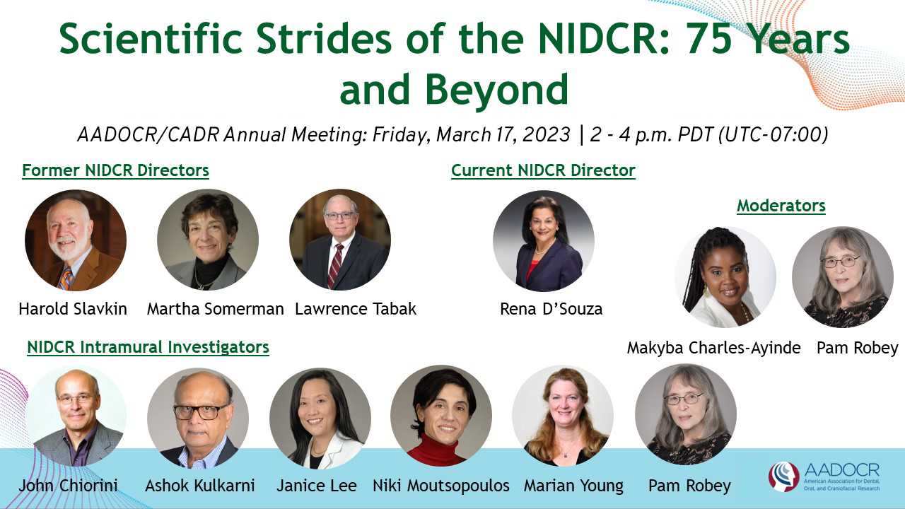 2023 Annual Meeting Featured Presentations AADOCR American